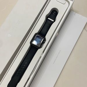 38mm Apple Watch in space gray